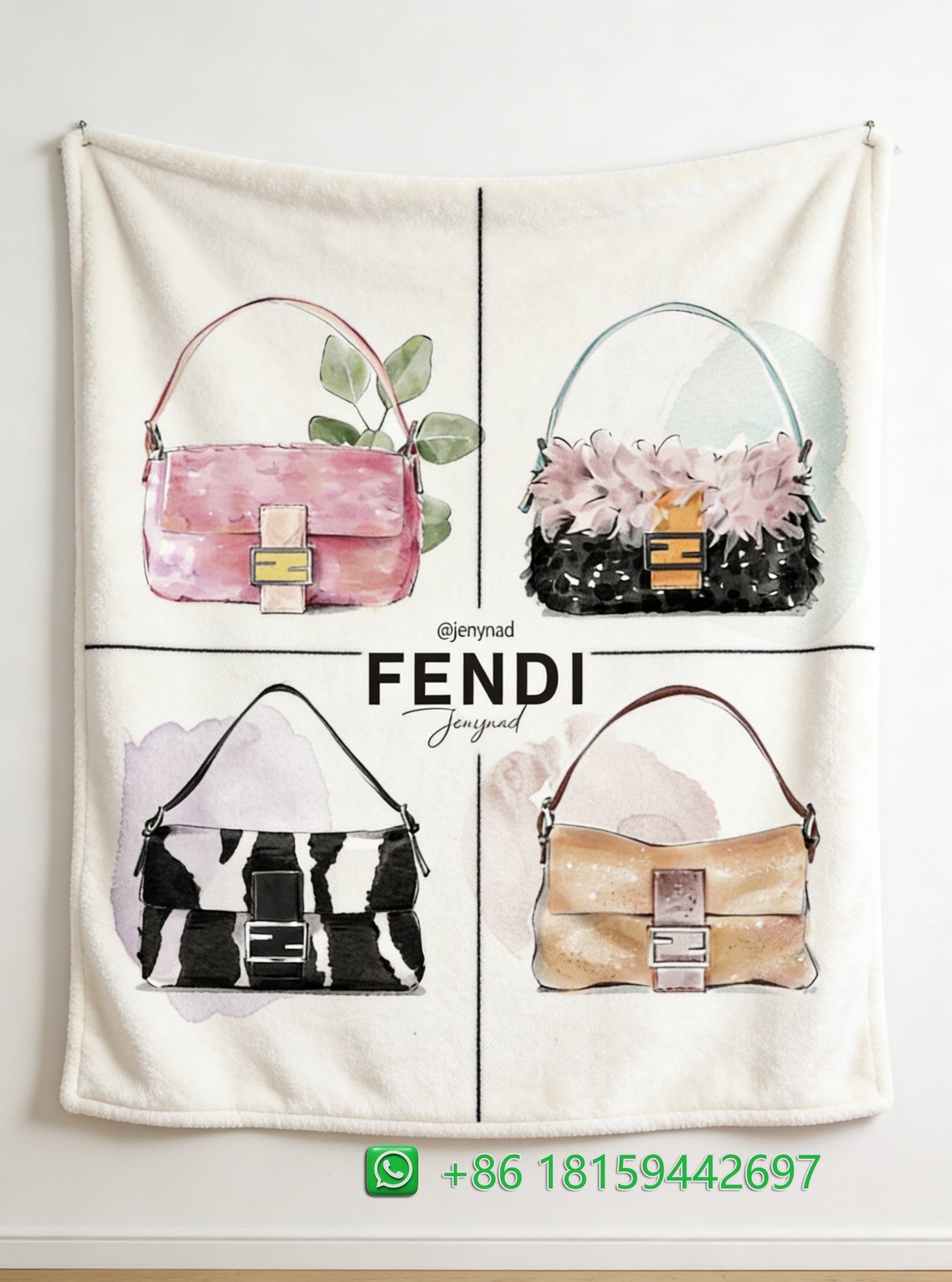 Fendi Throw Blankets